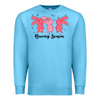 Ocean Blue easter bunny Premium Sweatshirt - MaliasSmallBusiness