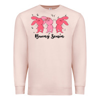 Pale Pink easter bunny Premium Sweatshirt - MaliasSmallBusiness