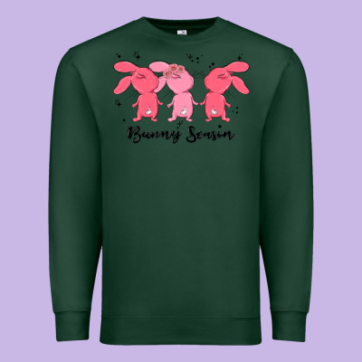 Easter Bunny Premium Sweatshirt Designed By Maliassmallbusiness