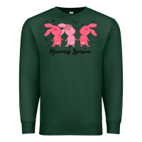 Sports Green easter bunny Premium Sweatshirt - MaliasSmallBusiness