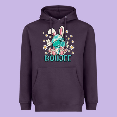 Boujee  Easter  Egg Heavyweight Hoodie Designed By Maliassmallbusiness