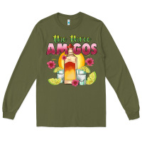 Army Green the three amigos Long Sleeve Tee - JahusDesignShop