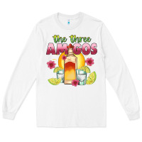 White the three amigos Long Sleeve Tee - JahusDesignShop