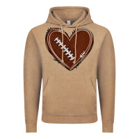 Vintage Coffee american football heart Vintage Hoodie - texasbilliewilder