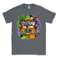 Charcoal Heather halloween school bus Classic Tee - AdoDesignShop