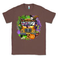 Chestnut halloween school bus Classic Tee - AdoDesignShop