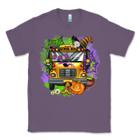Lavender halloween school bus Classic Tee - AdoDesignShop