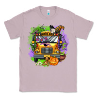 Lilac halloween school bus Classic Tee - AdoDesignShop