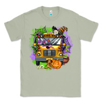 Matcha halloween school bus Classic Tee - AdoDesignShop