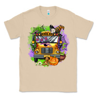 Mushroom halloween school bus Classic Tee - AdoDesignShop