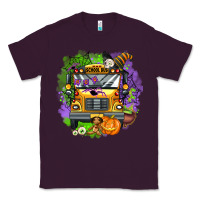 Plum halloween school bus Classic Tee - AdoDesignShop