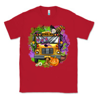 Red halloween school bus Classic Tee - AdoDesignShop