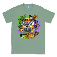Sage halloween school bus Classic Tee - AdoDesignShop