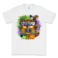 White halloween school bus Classic Tee - AdoDesignShop