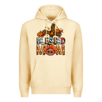 Pina Colada Western Blessed Mom With Cross Premium Hoodie - BundleAndBundleShop