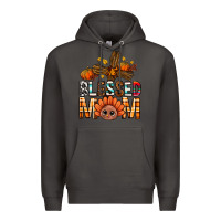 Smoke Western Blessed Mom With Cross Premium Hoodie - BundleAndBundleShop