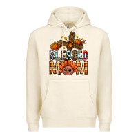 Tofu Western Blessed Mom With Cross Premium Hoodie - BundleAndBundleShop
