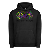 Pigment Black mardi gras love peace Urban Hoodie - Bettercallsaul