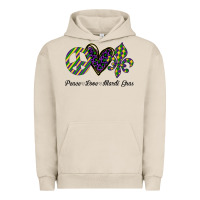 Pigment French Oak mardi gras love peace Urban Hoodie - Bettercallsaul
