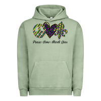 Pigment Oil Green mardi gras love peace Urban Hoodie - Bettercallsaul