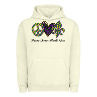 Pigment Pistachio mardi gras love peace Urban Hoodie - Bettercallsaul