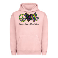 Pigment Salmon mardi gras love peace Urban Hoodie - Bettercallsaul
