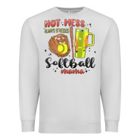 Dove Grey hot mess always stressed softball mama stanley cup Premium Sweatshirt - MaliasSmallBusiness