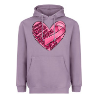 Lavender heart breast cancer Heavyweight Hoodie - MaliasSmallBusiness