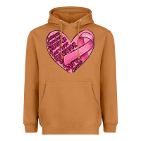 Meerkat heart breast cancer Heavyweight Hoodie - MaliasSmallBusiness