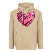 Mushroom heart breast cancer Heavyweight Hoodie - MaliasSmallBusiness