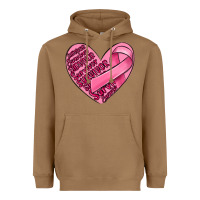 Toasted Coconut heart breast cancer Heavyweight Hoodie - MaliasSmallBusiness