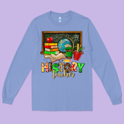 History Teacher Long Sleeve Tee Designed By Adodesignshop
