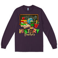 Plum history teacher Long Sleeve Tee - AdoDesignShop