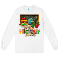 White history teacher Long Sleeve Tee - AdoDesignShop