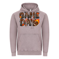Vintage Zinc game day football leopard Vintage Hoodie - Zillion Design Studio