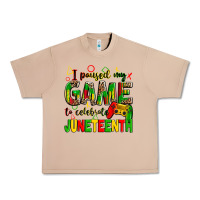 Burro I paused my game to celebrate Juneteenth Urban Heavy Tee - Zillion Design Studio