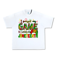 White I paused my game to celebrate Juneteenth Urban Heavy Tee - Zillion Design Studio