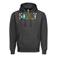 Charcoal Heather howdy Zipper Hoodie - JahusDesignShop