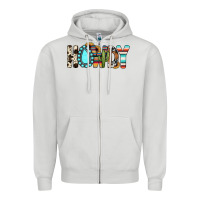 Dove Grey howdy Zipper Hoodie - JahusDesignShop