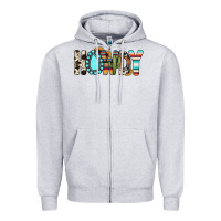 Heather Grey howdy Zipper Hoodie - JahusDesignShop