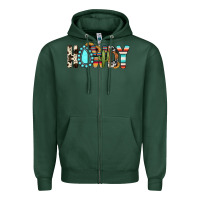 Sports Green howdy Zipper Hoodie - JahusDesignShop