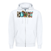 White howdy Zipper Hoodie - JahusDesignShop