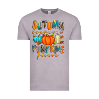 Vintage Zinc autumn leaves and pumpkins please Vintage Tee - Zillion Design Studio