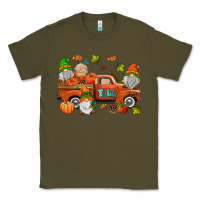Army Green fall gnomes truck Classic Tee - AdoDesignShop