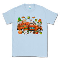 Dusty Blue fall gnomes truck Classic Tee - AdoDesignShop