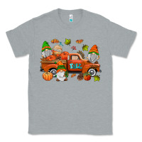 Heather Grey fall gnomes truck Classic Tee - AdoDesignShop