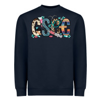Navy cscc cutaneous squamous cell cancer Heavyweight Sweatshirt - Zillion Design Studio