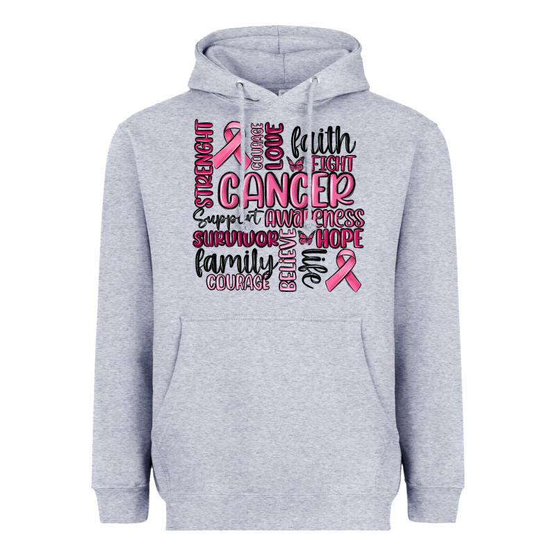 Cancer Awareness Heavyweight Hoodie by MaliasSmallBusiness | Teevron
