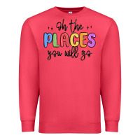 Cardinal oh the places you will go Premium Sweatshirt - MaliasSmallBusiness