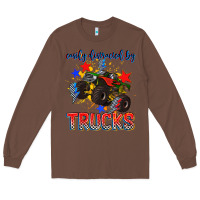 Chestnut easily distracted by trucks Long Sleeve Tee - AdoDesignShop